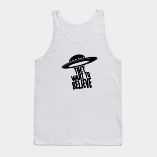 UFO BELIEVE Tank Top